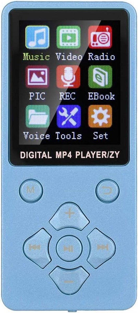 Draagbare MP3-speler met Bluetooth 4.2 Radio en Opnamefunctie