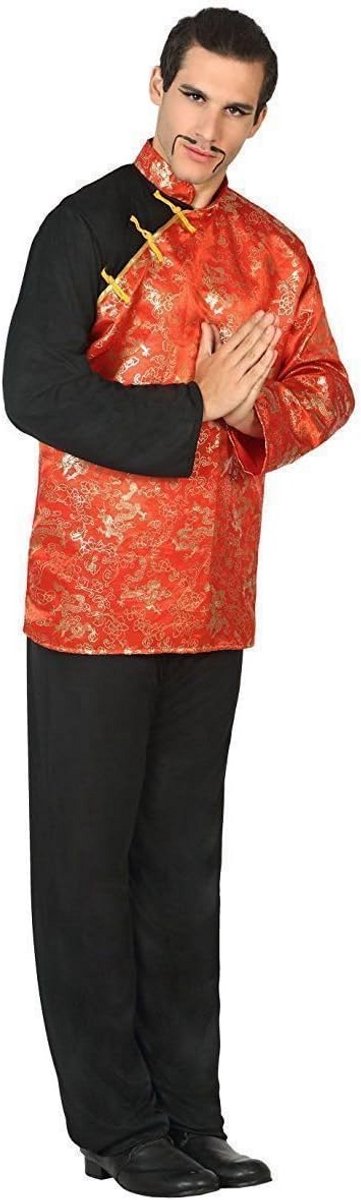 Carnavalskostuum Heren Chinees Stijl Multi-Kleur Maat XL (54/56)