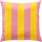 Textino - APOLLO - buitenkussen 45x45 cm - gestreept - Quince - geel, roze
