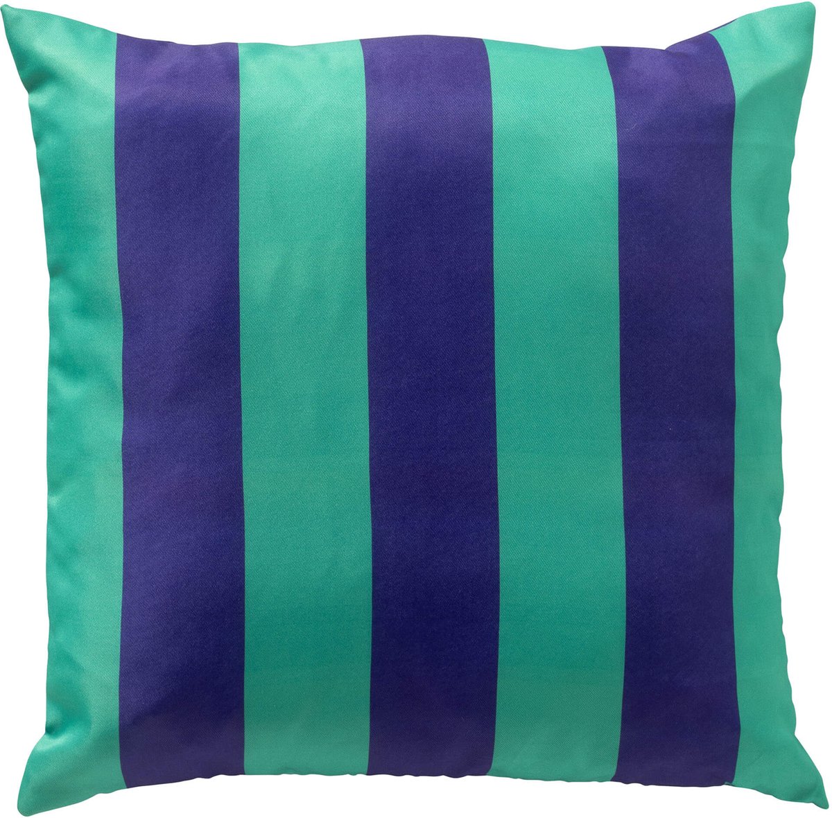 Textino - APOLLO - buitenkussen 40x40 cm - gestreept - Vivid Green - groen, blauw