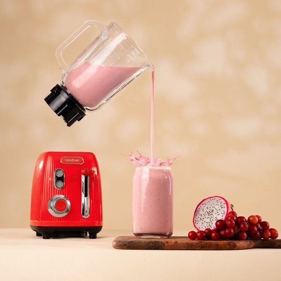 Mixer Cecotec Power Black Titanium RetroRed Rood van Cecotec — afbeelding 2