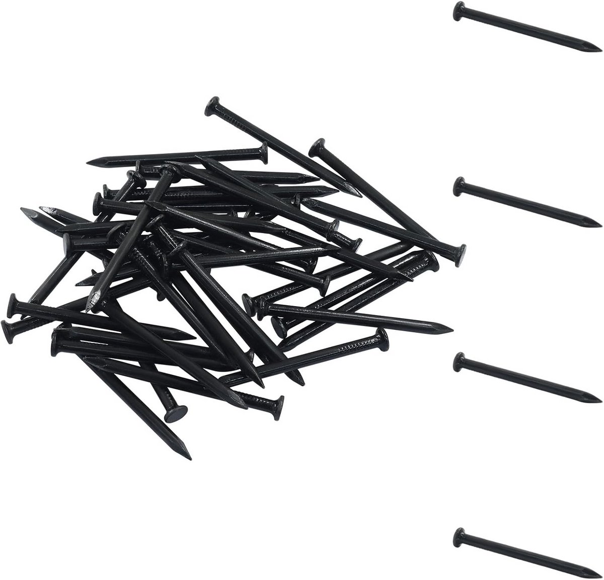 60x Stevige Metselwerk Nagels 50mm - Zware Kwaliteit Koolstofstaal Spijkers voor Hout en Beton
