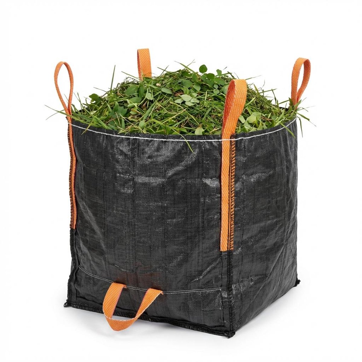 5x | Zwarte Tuinafvalzak 65x65x65cm – 300L – Ideaal voor Tuinonderhoud