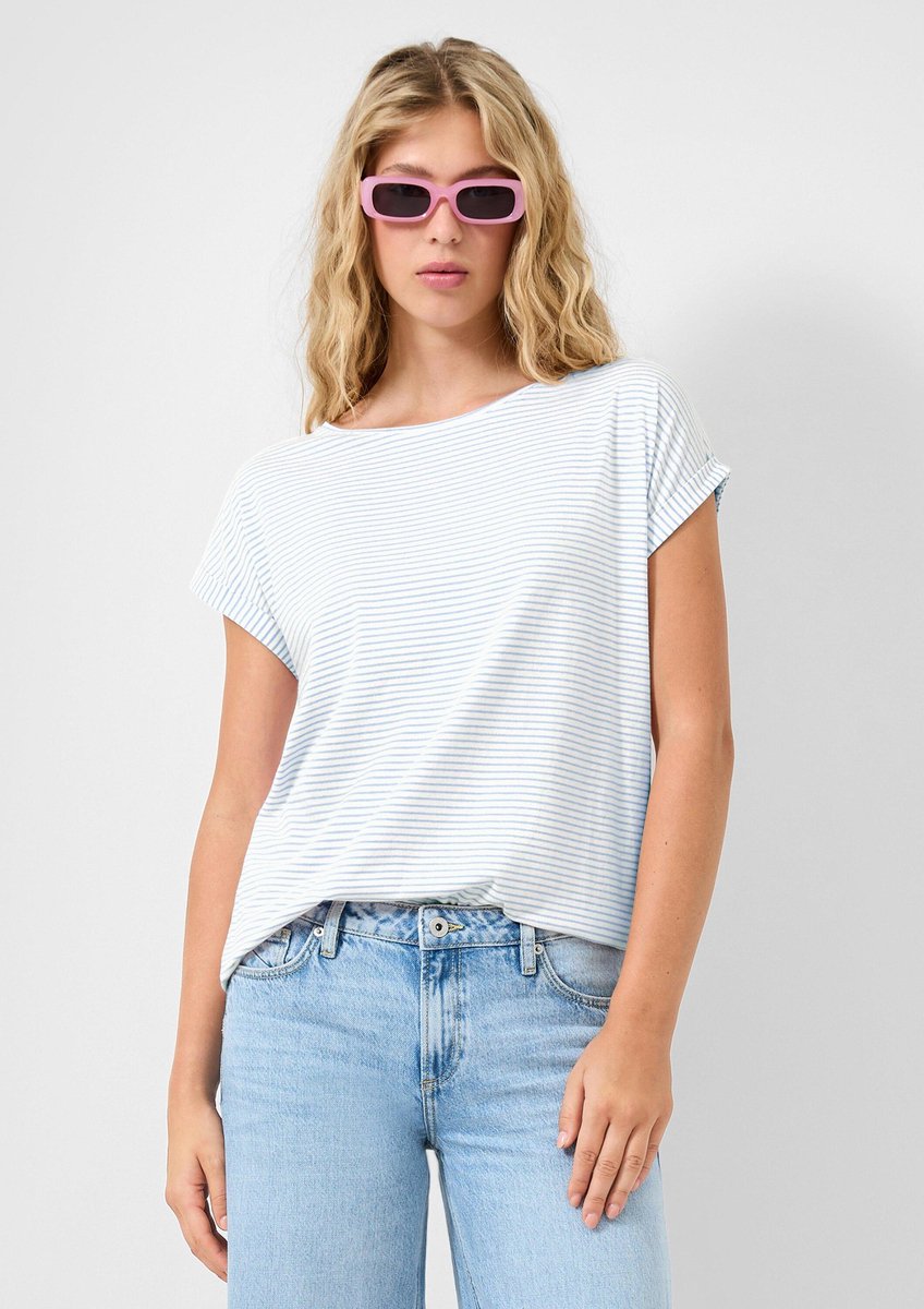 QS - female - T-shirt in modalmix