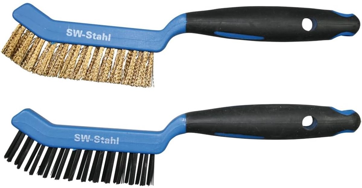 SW-Stahl 09320SB Remklauwborstelset, 2-delig