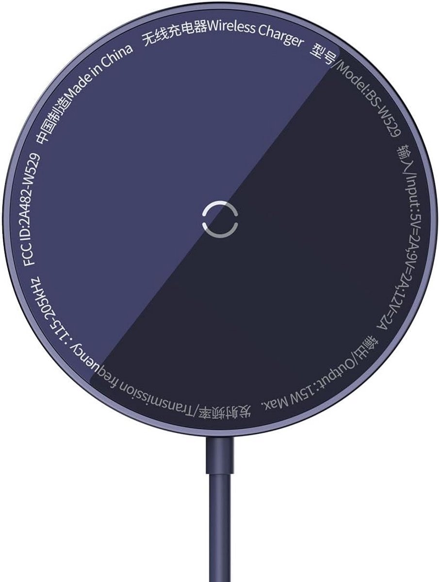 Draadloze Magneet Oplader 15W Universeel Snellaadstation voor Smartphones