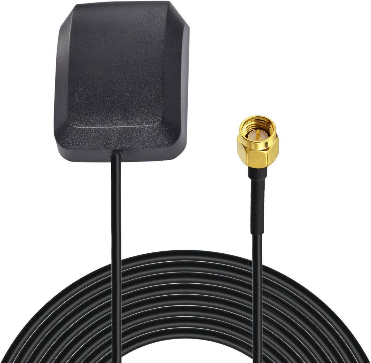 Actieve GPS Antenne Waterdicht Magnetisch Voertuig Navigatie met 3m RG174 Kabel en SMA-Stekker