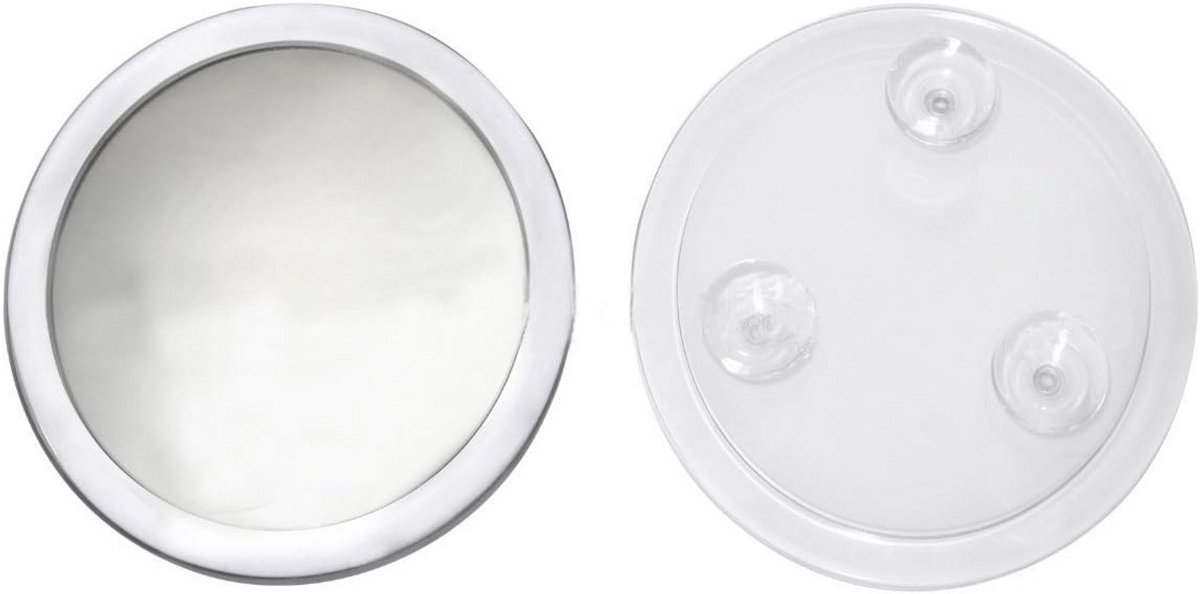 Vergrootspiegel met 5x vergroting en 3 zuignappen voor make-up en verzorging