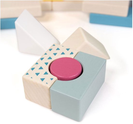 Bigjigs Trommel van 50 Blokken FSC 100% van Bigjigs — afbeelding 5