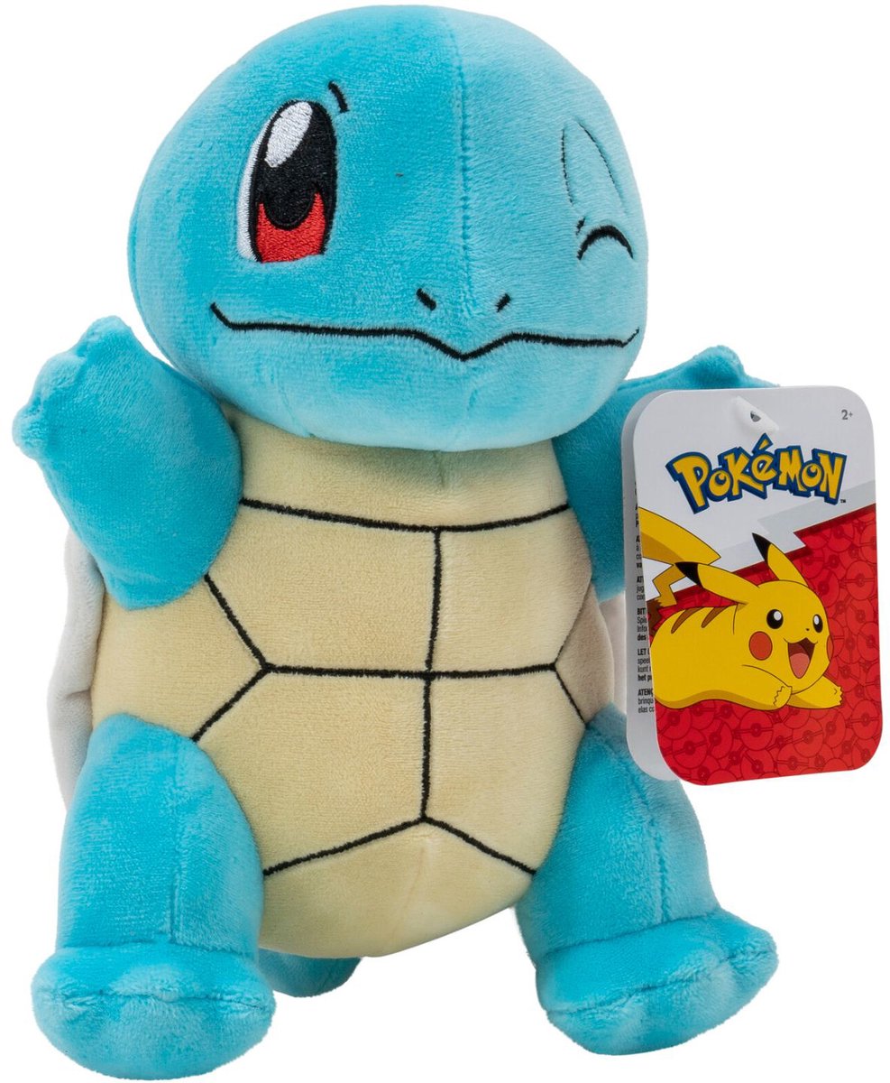 Pokémon Pluche - Squirtle - 20cm — afbeelding 2
