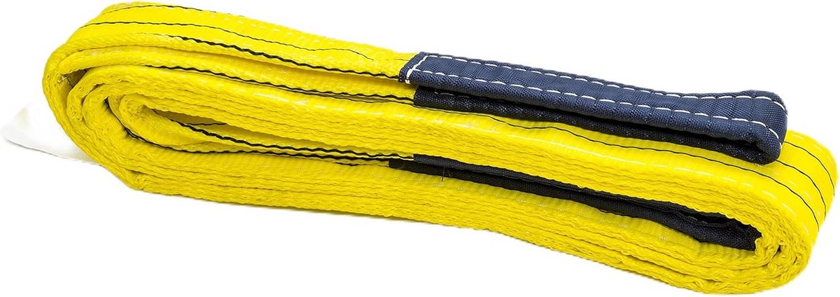 Hijsgordel 3000 kg 2 Meter Polyester EN 1492-1 Geel