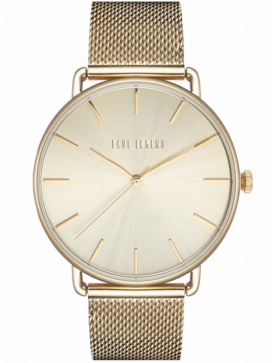 Paul Lorens PL13032B Serie - Dameshorloge - Goud - Miyota Mechanisme - Antiallergische Coating
