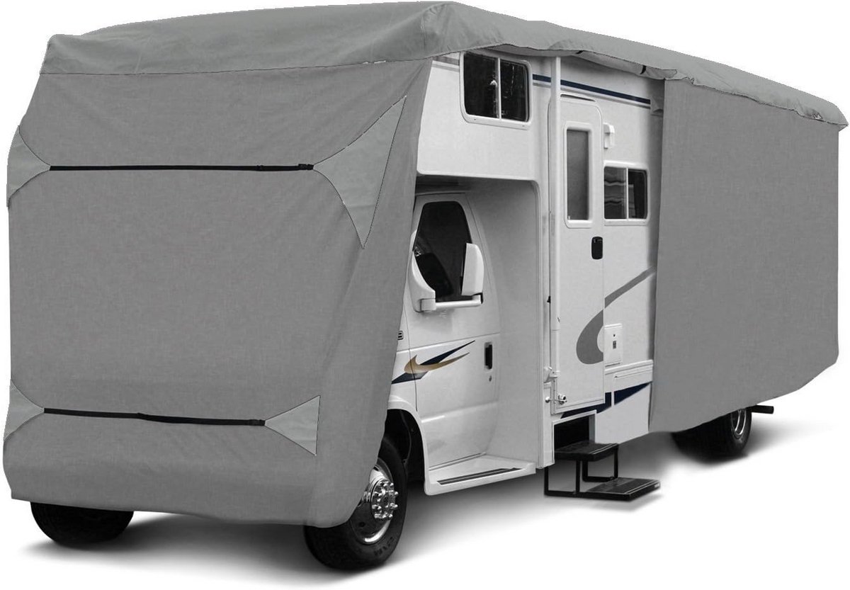 Universele Camper Beschermhoes - Waterdicht en Ademend Afdekzeil voor Campers en Caravans (570x235x275 cm)