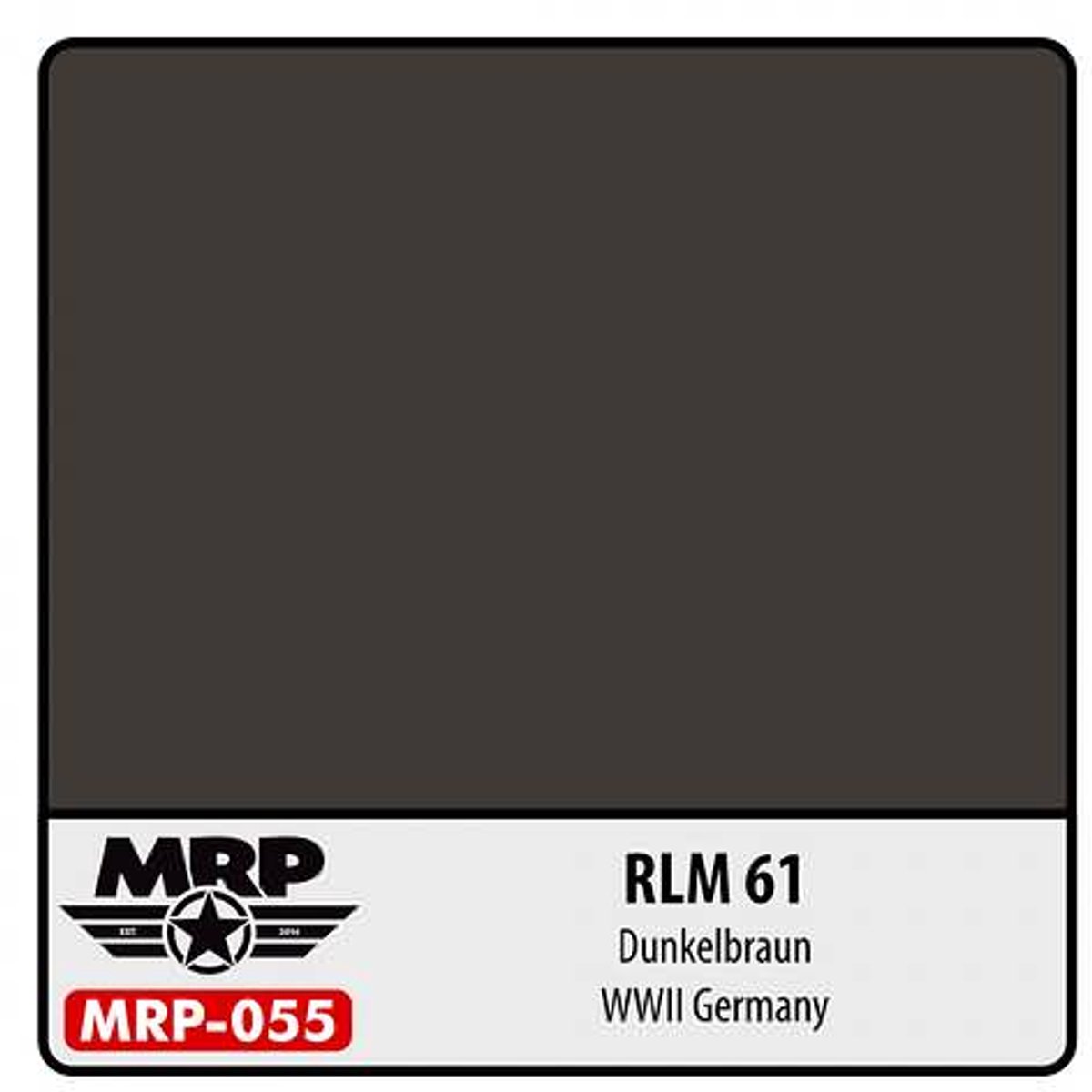 Mr. Paint MRP-055 - RLM 61 Dunkelbraun – 30 ml verf voor Airbrush & Detailwerk