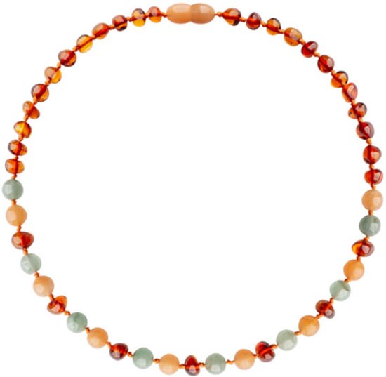 Baby Natura - Barnsteen Armband - Baby/Peuter - Aventurijn - Jade - 32 cm — afbeelding 3