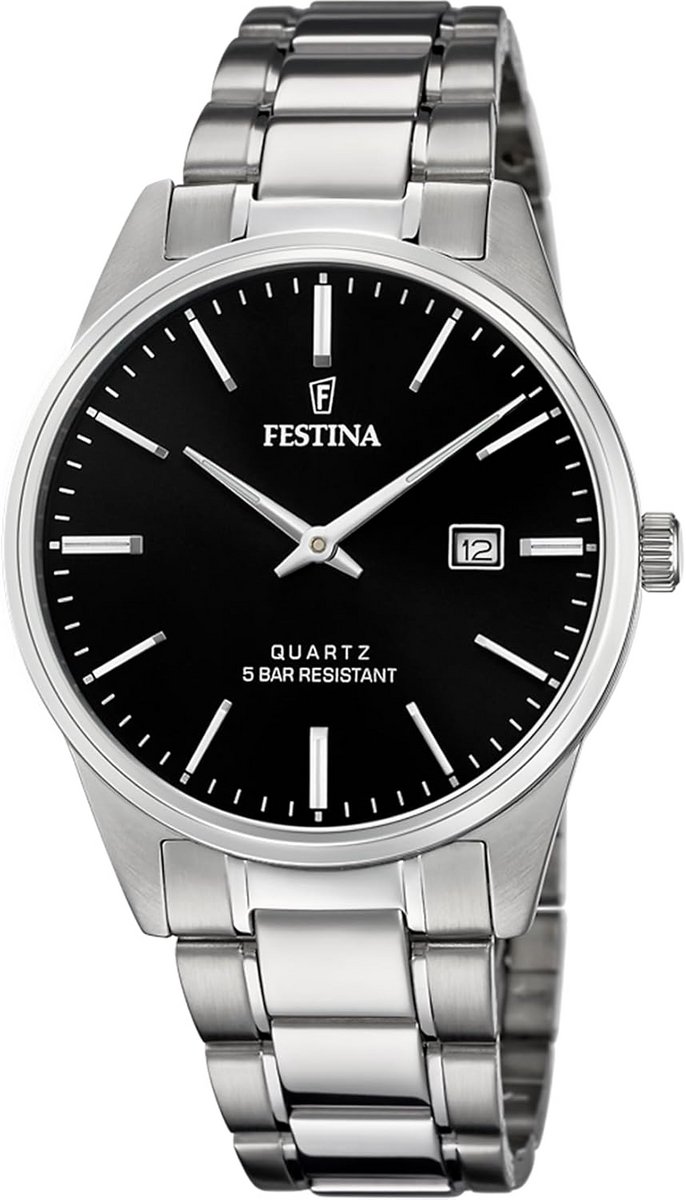 Heren Analoog Kwarts Horloge RVS Polshorloge