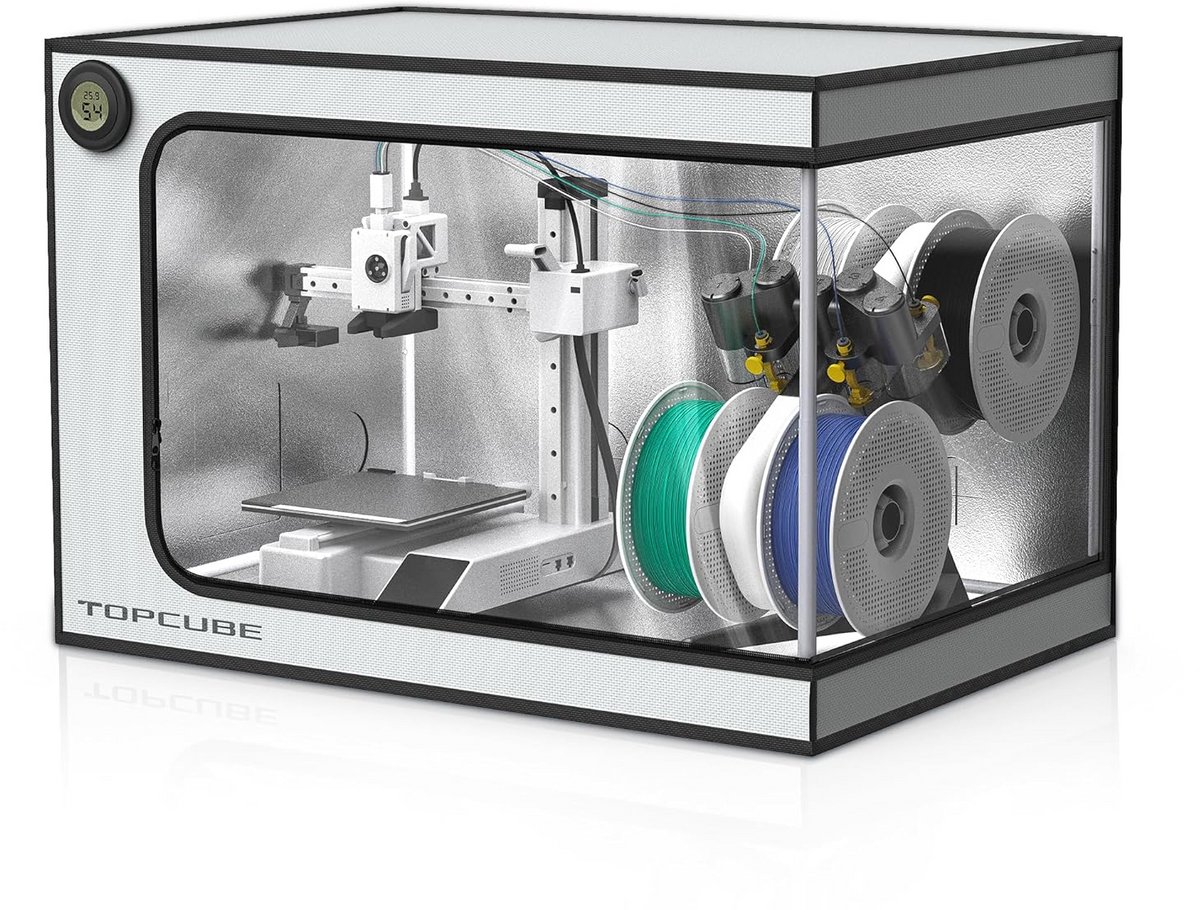 3D Printer Behuizing met LED Verlichting voor A1 Mini Combo