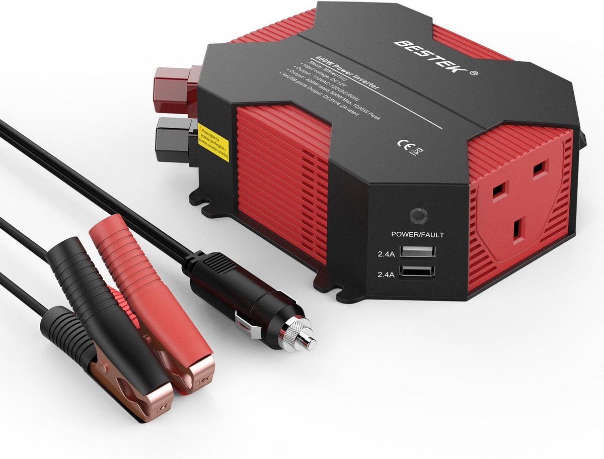 Krachtige 300W 400W Spanningsomvormer voor Auto en Onderweg