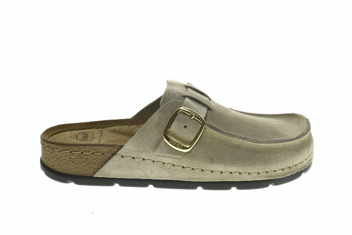 Fashion Clog Dark Beige Scholl Bora maat 40