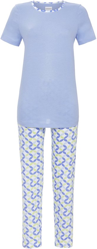 Grafische pyjama blauw Ringella - Blauw - Maat - 40