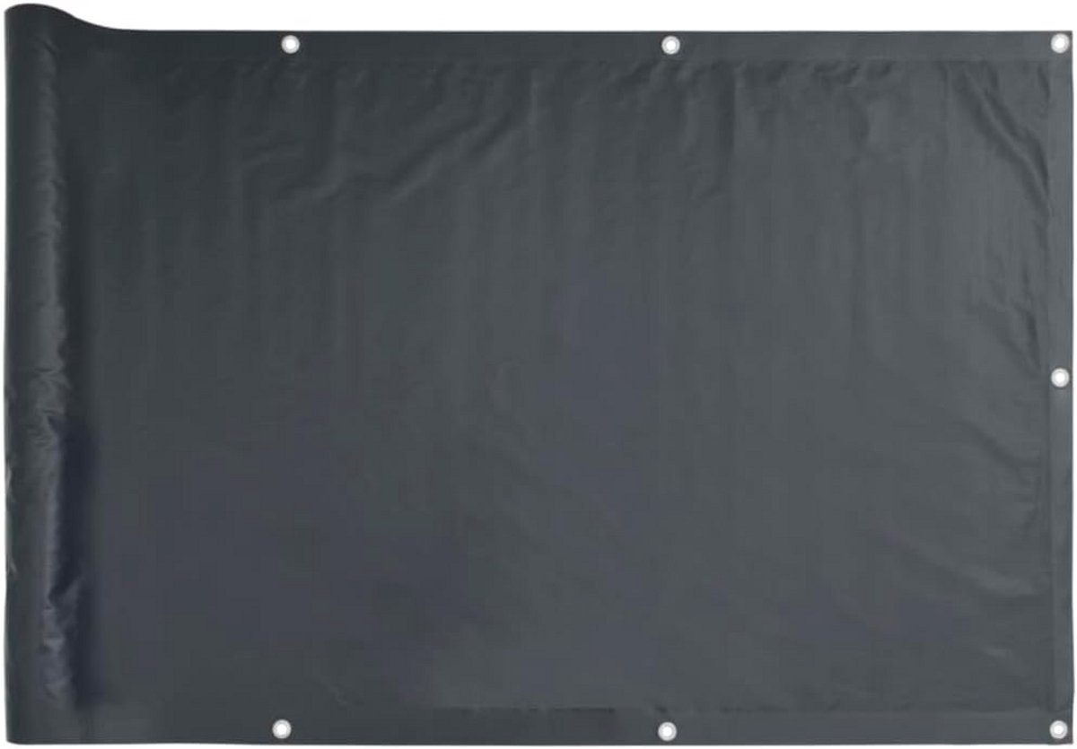 BalkonAfscherming 90x600 cm Antraciet | UV-Bestendig en Weerbestendig Scherm