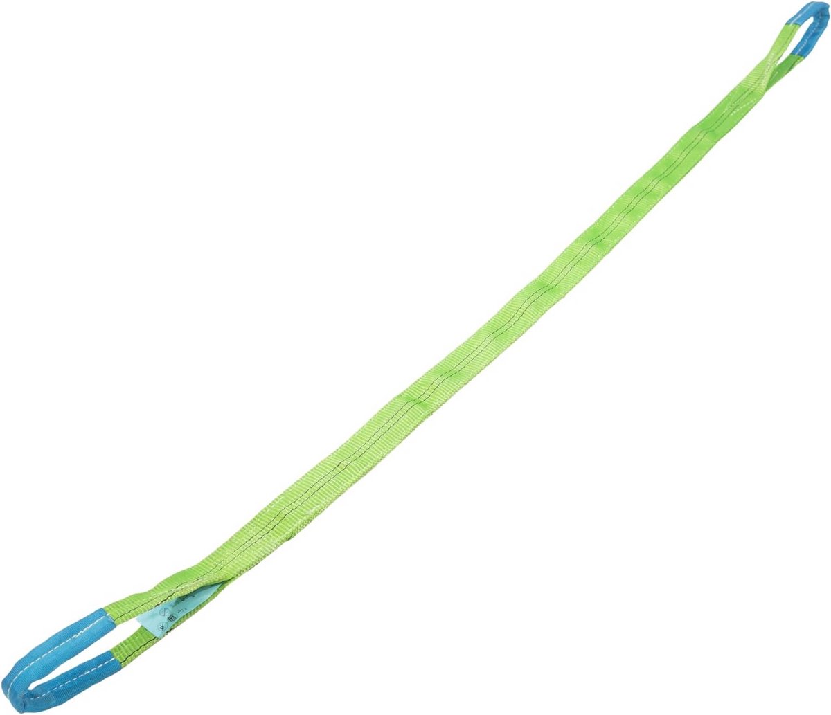 Sterke Lus Hefband Paars 1000 kg - 6 Meter Polyester Heftouw voor Kraan en Werkplaats