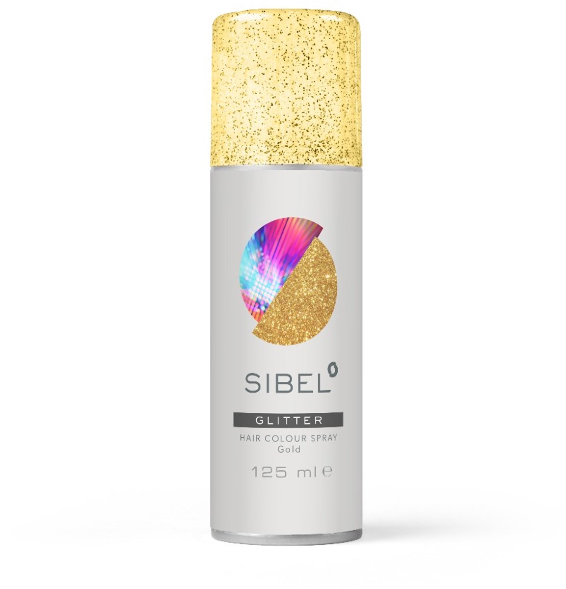 Sibel Glitter Kleurspray Goud 125ml