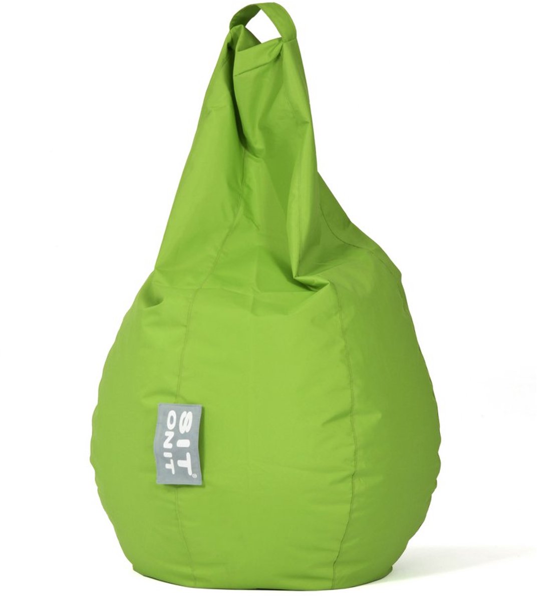 Sit On It Zitzak - Loungekussen - Opvouwbaar - Groen - Lichtgewicht en Duurzaam - Handvat voor Gemakkelijk Vervoer JUNIOR POIRE - vert citron