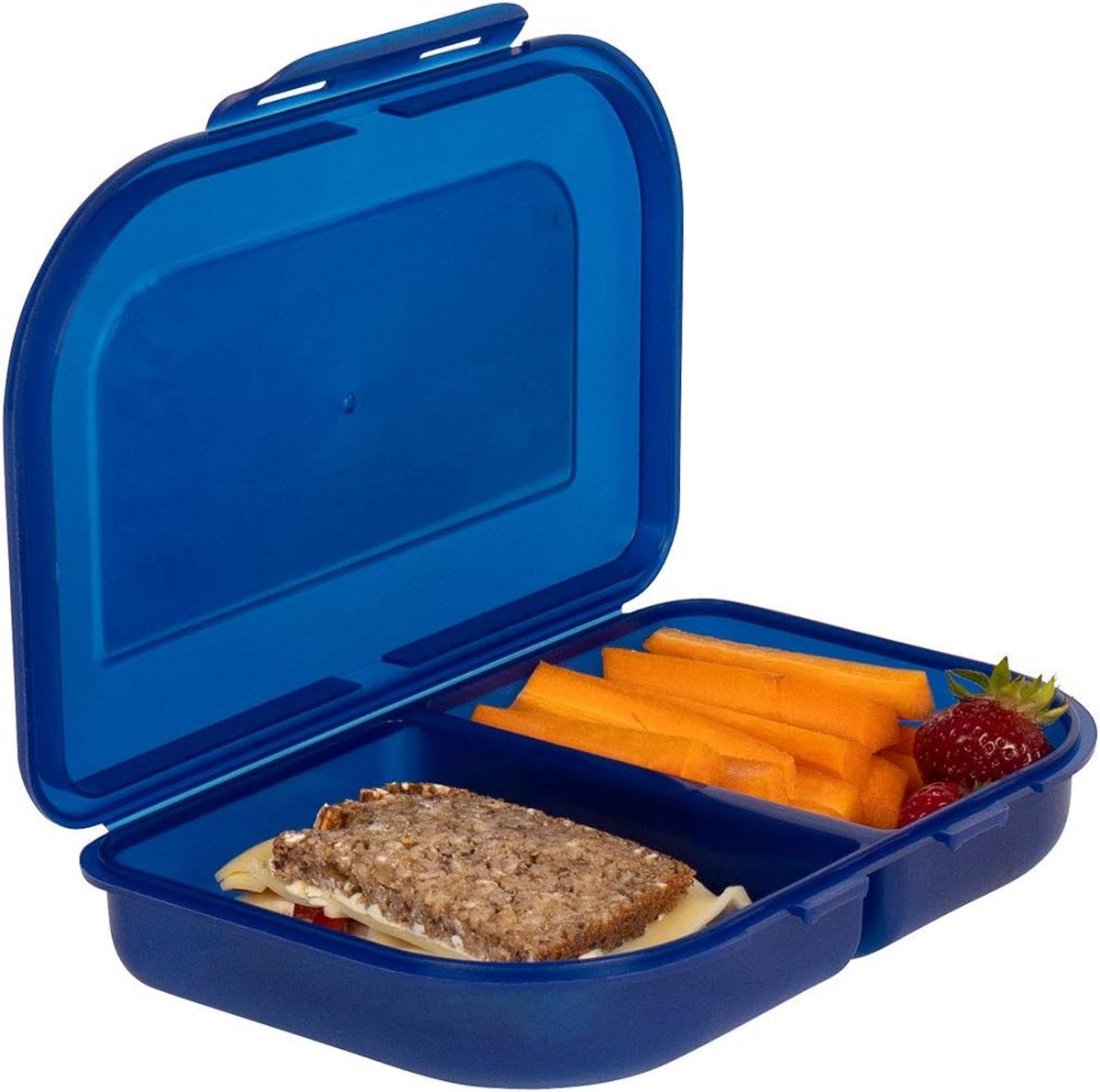 Lunchtrommel 23 cm met Vakverdeling - Lekvrij en Vaatwasserbestendig