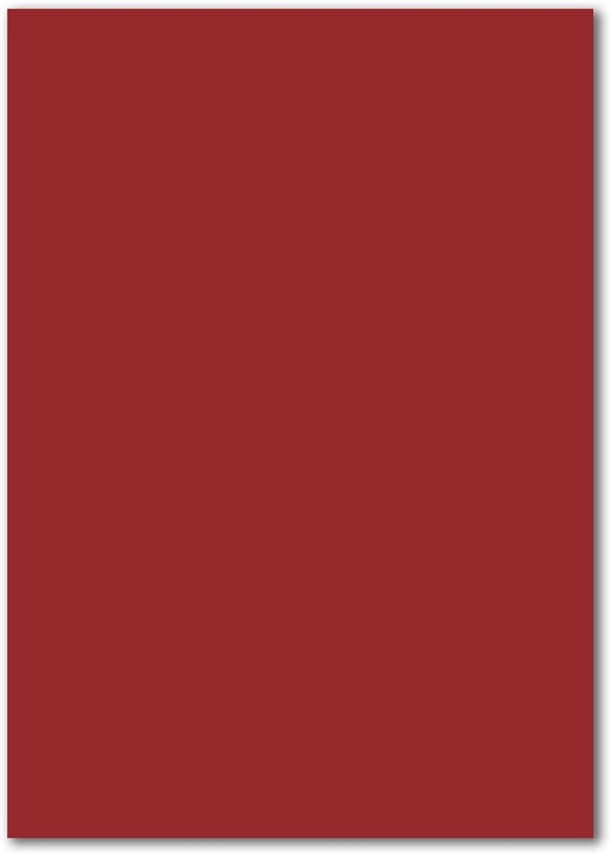 200 Vellen Donkerrood Karton A4 240 g/m² Donkerrood Stevig Papier voor Knutselen en Printen