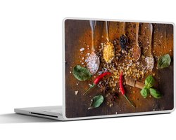 Laptop sticker - 14 inch - Lepels - Kruiden - Chilipeper - Specerijen