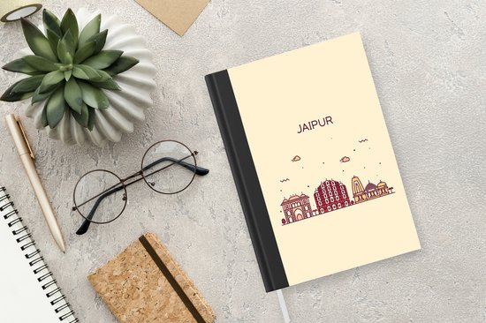 Notebook - Carnet d'écriture - Inde - Jaipur - Skyline - Notebook - A5 size - Bloc-notes