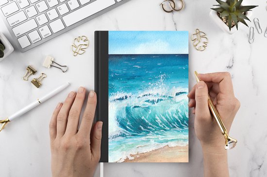 Carnet - Carnet d'écriture - Mer - Golf - Plage - Carnet - Format A5 - Bloc-notes