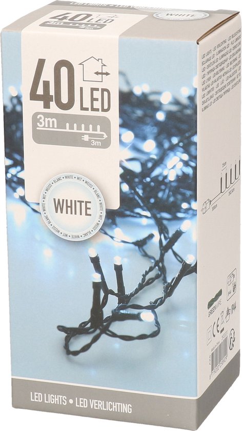 LED verlichting 40 LED - 3 meter wit