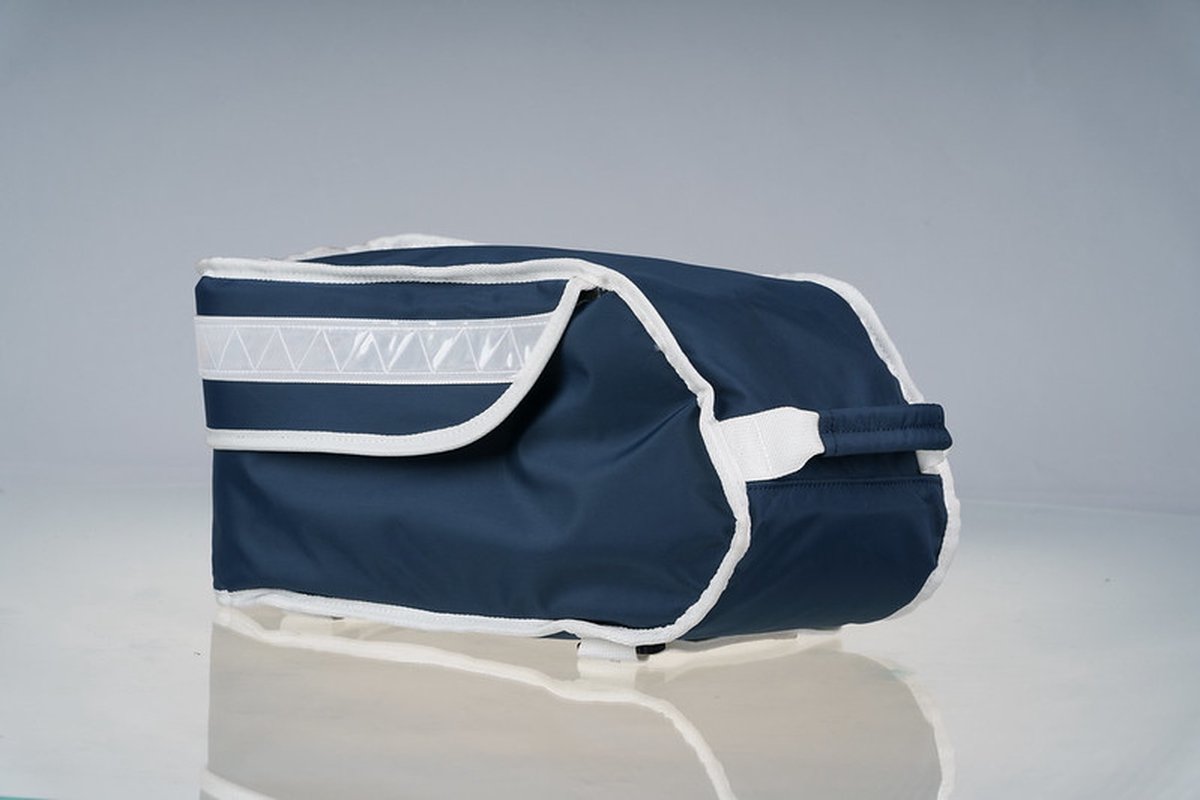 Fietstas Goodordering Trunk Bag Eco Blauw/Wit