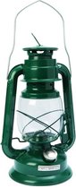 Hofftech Stormlantaarn - 30 cm - Groen - olielamp petroleumlamp olie lamp stormlamp (excl. lampolie)