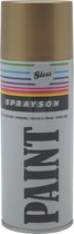 Sprayson Peinture Spray Can - Peinture en aérosol - Or - 400 ml. - 12 pièces