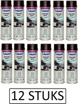Presto Peinture Spray Can - Peinture en aérosol - Laque Zwart Mat - 500 ml - 12 pièces