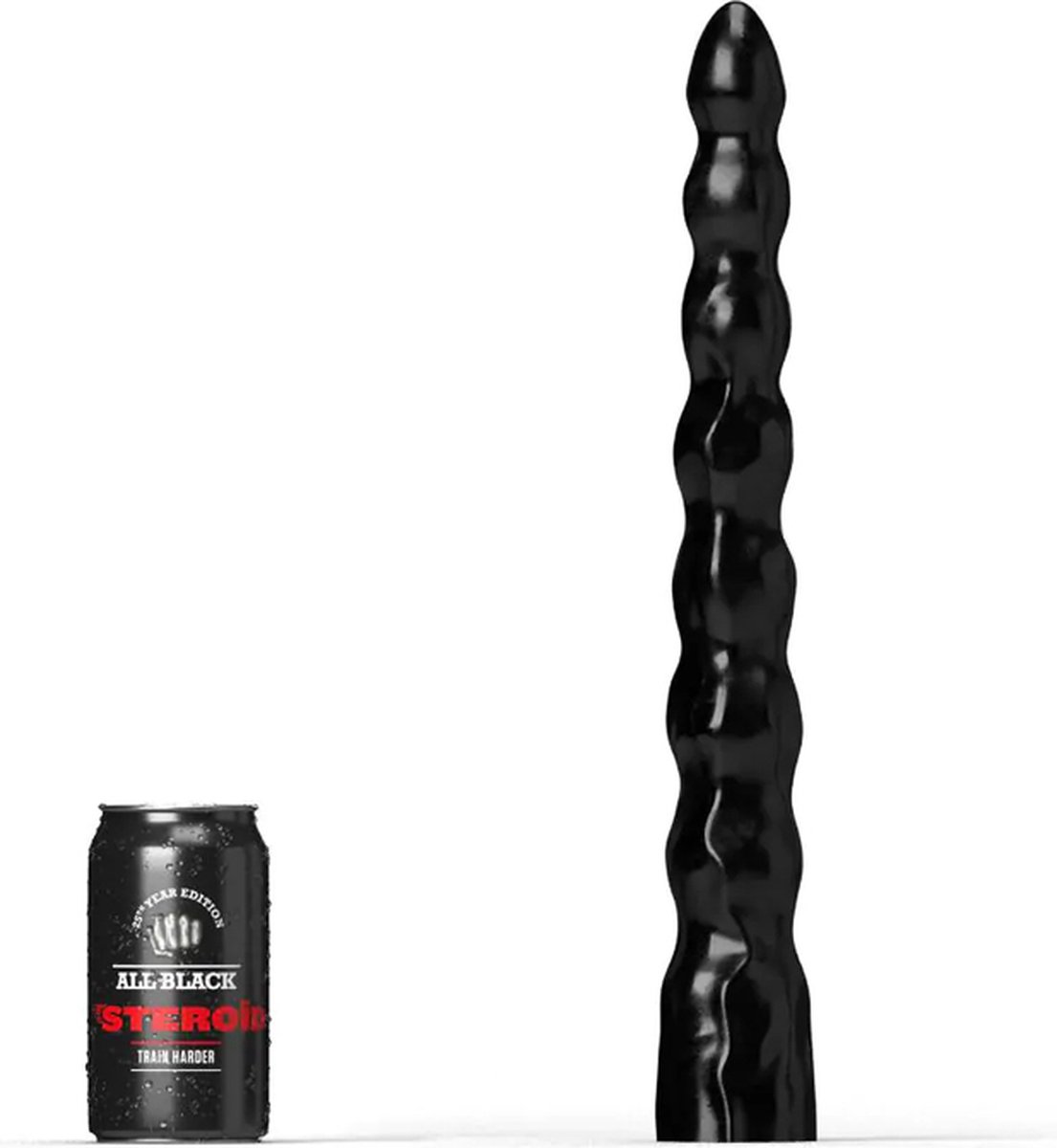 Goedkoopste All Black Steroïd - The Sabre Dildo - 39,5x 4,4 cm - zwart