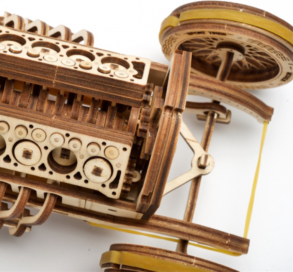 UGEARS Houten 3D Model - U-9 Grand Prix Car — afbeelding 10