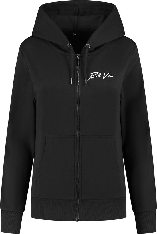Paulo Vici Cardigan Femme avec Capuche - Zwart