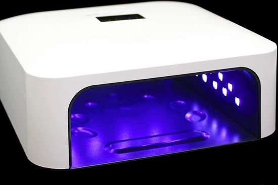 2022 Premium 2 in 1 UV/LED Lamp - 60W/33 LEDs - Wit Kleur - Gelnagels -  Nageldroger -... | bol
