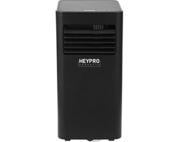 HeyPro Mobiele Airco 10.000 BTU – Airconditioner Zwart/Wit – Ruimte tot 32 m² - Incl. Raamafdichtingskit - Voor Slaapkamer en Woonkamer
