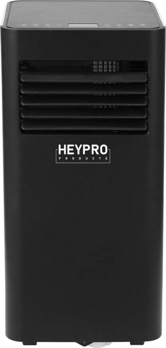 HEYPRO - Mobiele Airco - 10.000 BTU 2.9 kW - zwart wit - Koelmiddel R290 - Koperen leiding