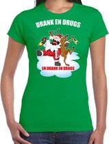 Error Shirt Noël / T-shirt Noël Boisson and Drugs Red Homme