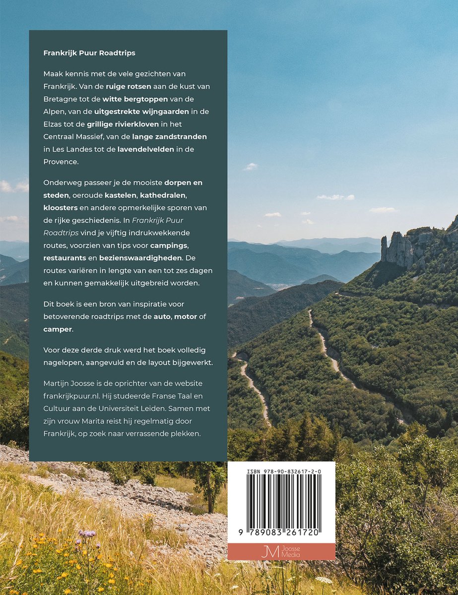 Frankrijk Puur Roadtrips - back cover