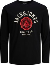 JACK&JONES JUNIOR JJELOGO TEE LS O-NECK 2COL AW22 NOOS JNR Jongens T-shirt - Maat 152