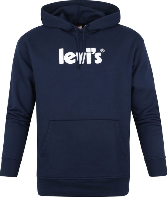 Levi's - Graphic Core Hoodie Donkerblauw - Heren - Maat L - Modern-fit