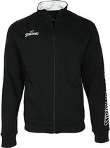 Spalding Team II Zipper Jacket Heren - Zwart | Maat: S