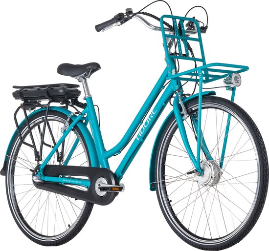 Adore Fiets (elektrisch) E-Citybike 28 '' Adore Cantaloupe blauw - 49 cm